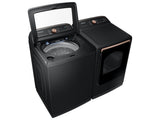 SAMSUNG 7.4 CF SMART ELECTRIC DRYER W STEAM SANITIZE+ AND SENSOR DRY - DVE55A7700V-KT