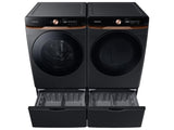 SAMSUNG 7.5 cu. ft. AI Smart Dial Gas Dryer with Super Speed Dry and MultiControl(TM) in Brushed Black - DVG46BG6500VA3-KT