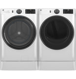 GE 5.0 cu. ft. Smart Front Load Washer w/ SmartDispense & OdorBlock - GFW655SSVWW-KT