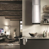 Elica - HAIKU - Iconic - 12 1/2" W x 12.5" - 15" D, Stainless - Wall Mount Hoods - EHK613SS