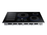SAMSUNG 36" Smart Induction Cooktop in Stainless Steel - NZ36K7880US-KT