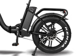 T4B 500W 48V/15.6AH Fat 2-Way Fat Tire Folding Electric Bike - EB-500WFATBLK