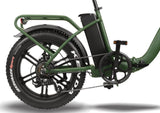 T4B 500W 48V/15.6AH Fat 2-Way Fat Tire Folding Electric Bike - EB-500WFATBLK