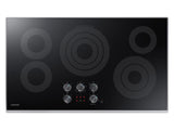 SAMSUNG 36" Smart Electric Cooktop in Stainless Steel - NZ36K6430RS-KT