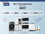 SAMSUNG 6.0 cu. ft. Smart Freestanding Gas Range with Flex Duo(TM) & Air Fry in Black Stainless Steel - NX60A6751SG-KT