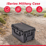 SKB Cases iSeries 291814 Waterproof UV Resistant Utility Military Case, Black - 139823