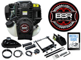 Tracer 26 Inch Men's Ace Beach Cruiser + 4 Stroke Friction Drive - FH-GASCAN2.5-BLK + FH-LNL-MOUNTING + FH-LOCKNLOAD-ENGINE + MB-TOUCH-M-BK