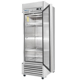 Frigos Commercial Reach in Freezer 27" Width Solid 1 Door 21 Cu Ft Frigos FG-FZ-1D with Aluminum Interior with 304 Stainless Steel Floor -  FG-FZ-1D