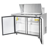 Frigos FG-SWPT-48-MT 48" 2-Door Mega Top Prep Table, Aluminum Interior, SS Floor