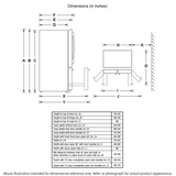GE Profile 22.1 Cu. Ft. Counter-Depth French-Door Refrigerator - PYE22KYNFS
