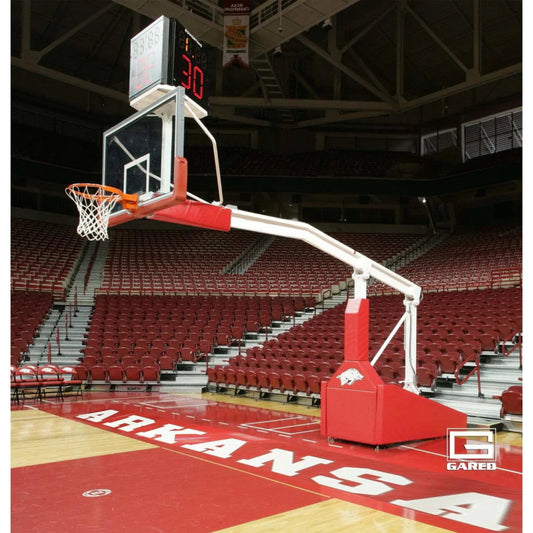 Gared Sports Pro S Spring-Lift Portable Basketball Hoop, 8' Boom – 9616