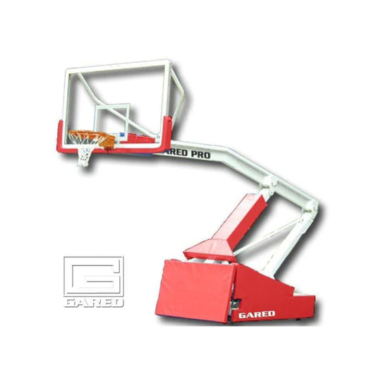 Gared Sports Pro S Spring-Lift Portable Basketball Hoop, 8' Boom – 9616