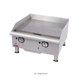 APW Wyott GGM-48S 48" Gas Countertop Champion Griddle with Manual Controls - GGM-48S