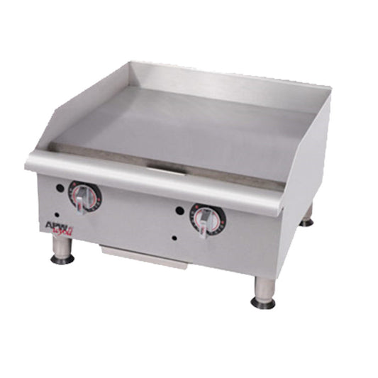 APW Wyott GGT-36S 36" Gas Countertop Champion Griddle - 75,000 BTU - GGT-36S