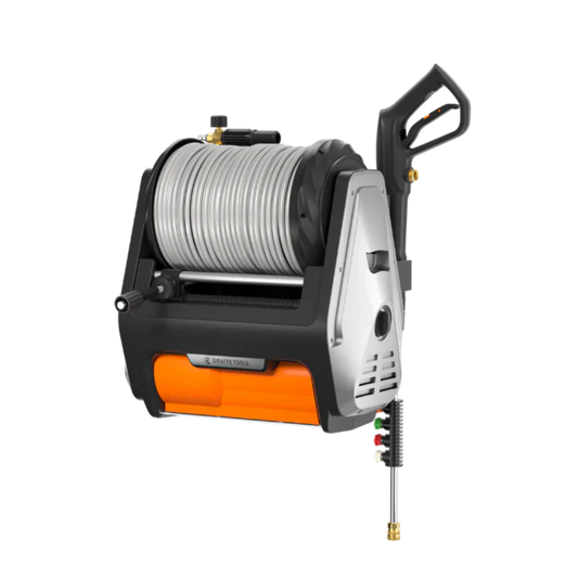Giraffe Tools Grandfalls Retractable Pressure Washer PRO 1.6 GPM 3300 PSI New - HP174-G30