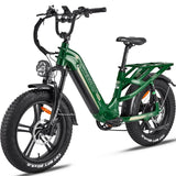 FREESKY Rocky 750 w Ready to Ride Step Thru Ebike 20x4 Electric Cargo eBike - FREES|CARGO|BLACK|0593