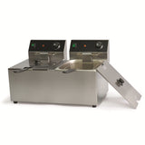 Nemco  Global Solutions by Nemco GS1612 Split Pot Deep Fryer - GSGS1612