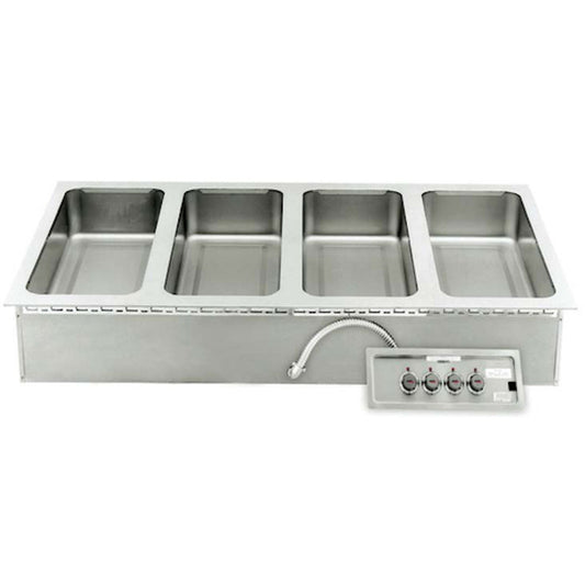 APW Wyott HFW-4D Electric Drop-In Hot Food Well Unit with Drain -  HFW-4D