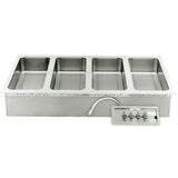 APW Wyott HFW-4D Electric Drop-In Hot Food Well Unit with Drain -  HFW-4D