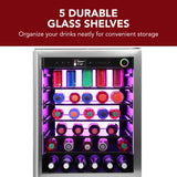 Vinotemp Vinoglow 151-Can Single-Zone Beverage Center, in Stainless Steel - VTBC117EVGSS