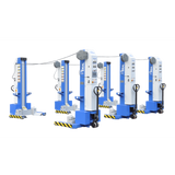 iDEAL MSC-13K-B-678 Mobile Column Lift, Six Column Set, 78,000 lbs. - MSC-13K-B-678