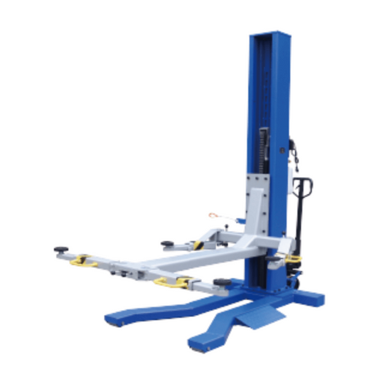iDEAL MSC-6KLP, 6,000 lb Single Post Car Lift - Portable - MSC-6KLP
