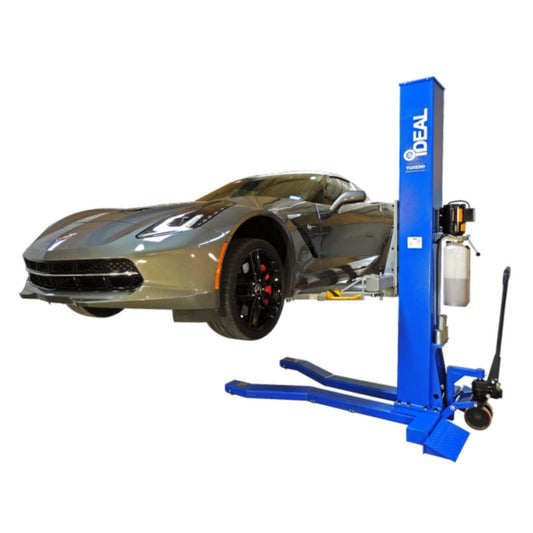 iDEAL MSC-6KLP, 6,000 lb Single Post Car Lift - Portable - MSC-6KLP