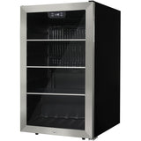 Danby 4.5 CuFt Beverage Center, Side Mount Pocket Handle, Door Lock - DBC045L1SS