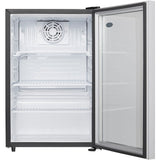 Danby - 2.6 CuFt. Commercial Rated Glass Door Compact All Refrigerator - DAG026A1BDB