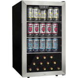 Danby 4.5 CuFt Beverage Center, Side Mount Pocket Handle, Door Lock - DBC045L1SS