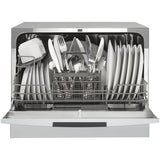 Danby - Countertop Dishwasher, 6 Place Setting, 8 Wash Cycles, SS Interior | DDW631SDB