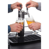 Danby - 5.4 CuFt. Dual-Tap Beer Keg Cooler, Worktop - DKC054A1BSL2DB