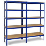 Tangkula 72" Storage Shelves, Heavy Duty Steel Frame 5-Tier Garage Shelf - TL35258SL