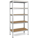 Tangkula 72" Storage Shelves, Heavy Duty Steel Frame 5-Tier Garage Shelf - TL35258SL