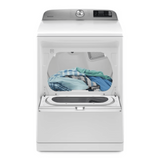 Maytag Smart Capable 7.4-Cu Ft Steam Cycle Smart Electric Dryer White Energy Star - MED7230HW