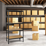 Tangkula 72" Storage Shelves, Heavy Duty Steel Frame 5-Tier Garage Shelf - TL35258SL