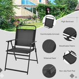 Tangkula 6 Pieces Patio Dining Set with Umbrella, Outdoor Table and Chair Set - NP10069WL-GR