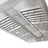 Proline PLFI 755 Island Range Hood, 1100 CFM, Outdoor – Stainless Steel