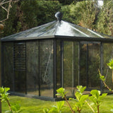 Janssens | Pyramid Glass Greenhouse Kit With 4mm Tempered Glass Glazing - EX-PYRAMID-10