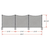 Jaypro FieldPro Soccer Net System FNSB-65