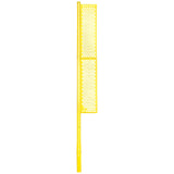 Jaypro Foul Poles - Professional (20') - Surface Mount (Yellow) - BBFP-20SM