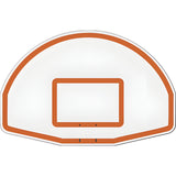 Jaypro Gooseneck Basketball System (3-1/2" Pole w/ 36" Offset) 54"W x 36"H Aluminum Fan Backboard