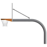 Jaypro Gooseneck Basketball System (4-1/2" Pole with 4' Offset) 56"W x 36"H Aluminum Fan Backboard