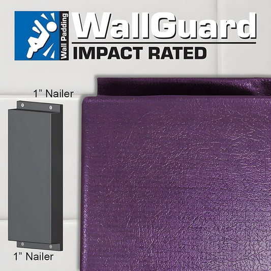 Jaypro Wall Padding WallGuard Impact Rated (2 ft. x 6 ft.) (1 in. Lip Top & Bottom) JWP-I-26