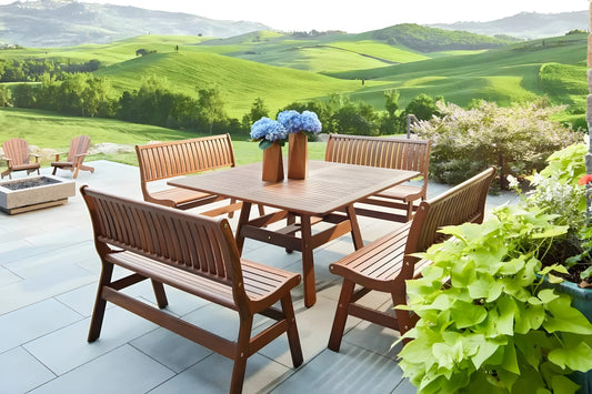 Jensen Outdoor Beechworth 53" Square Dining Table - 12035500