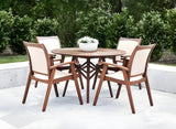 Jensen Outdoor Topaz Sling Arm Chair with Beige Sling - 12040808