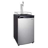 Kegco 20" Wide Kombucha Tap Stainless Steel Kegerator - KOM19S-1NK