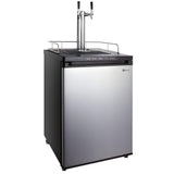 Kegco 24" Wide Kombucha Tap Stainless Steel Kegerator - KOM30S-1NK