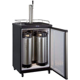 KEGCO 24" WIDE TAP STAINLESS STEEL HOME BREW KEGERATOR - HBK163S-1NK