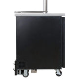 Kegco Wide Tap Commercial Black Kegerator - XCK-1B
